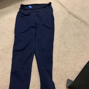 Zella dark blue maternity leggings